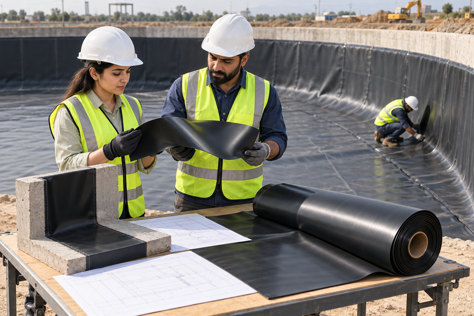 Engineers Review Black LLDPE Tank Liner-2