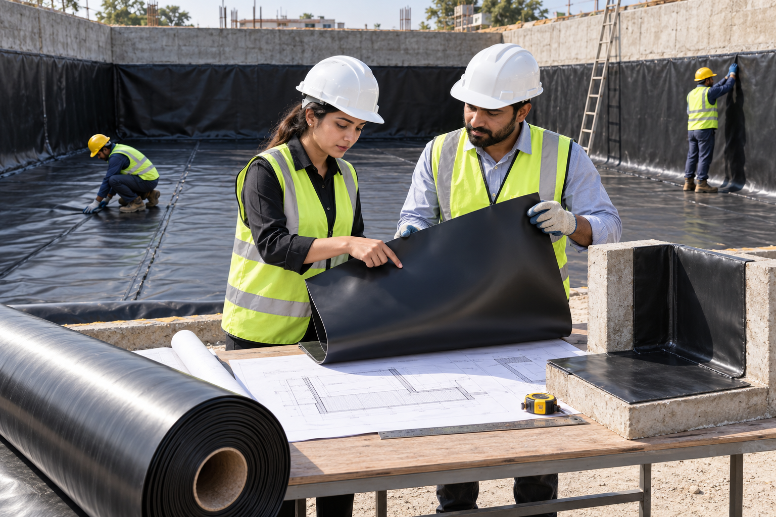 HDPE geomembrane tank design review-2