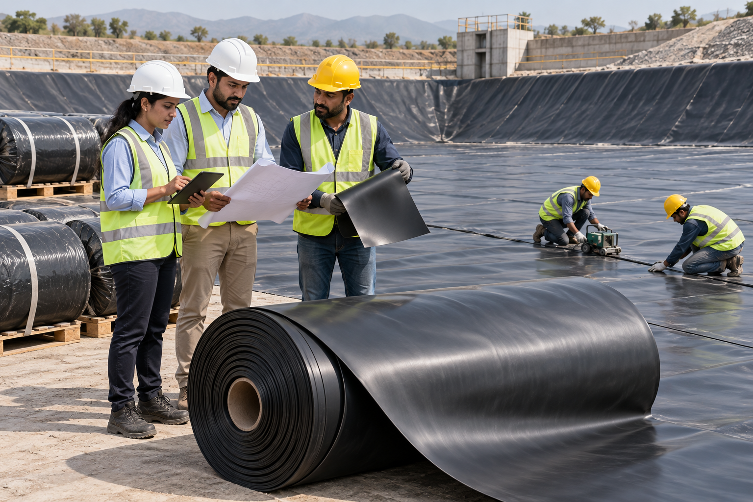 LLDPE Basin Lining Coordination Team-6