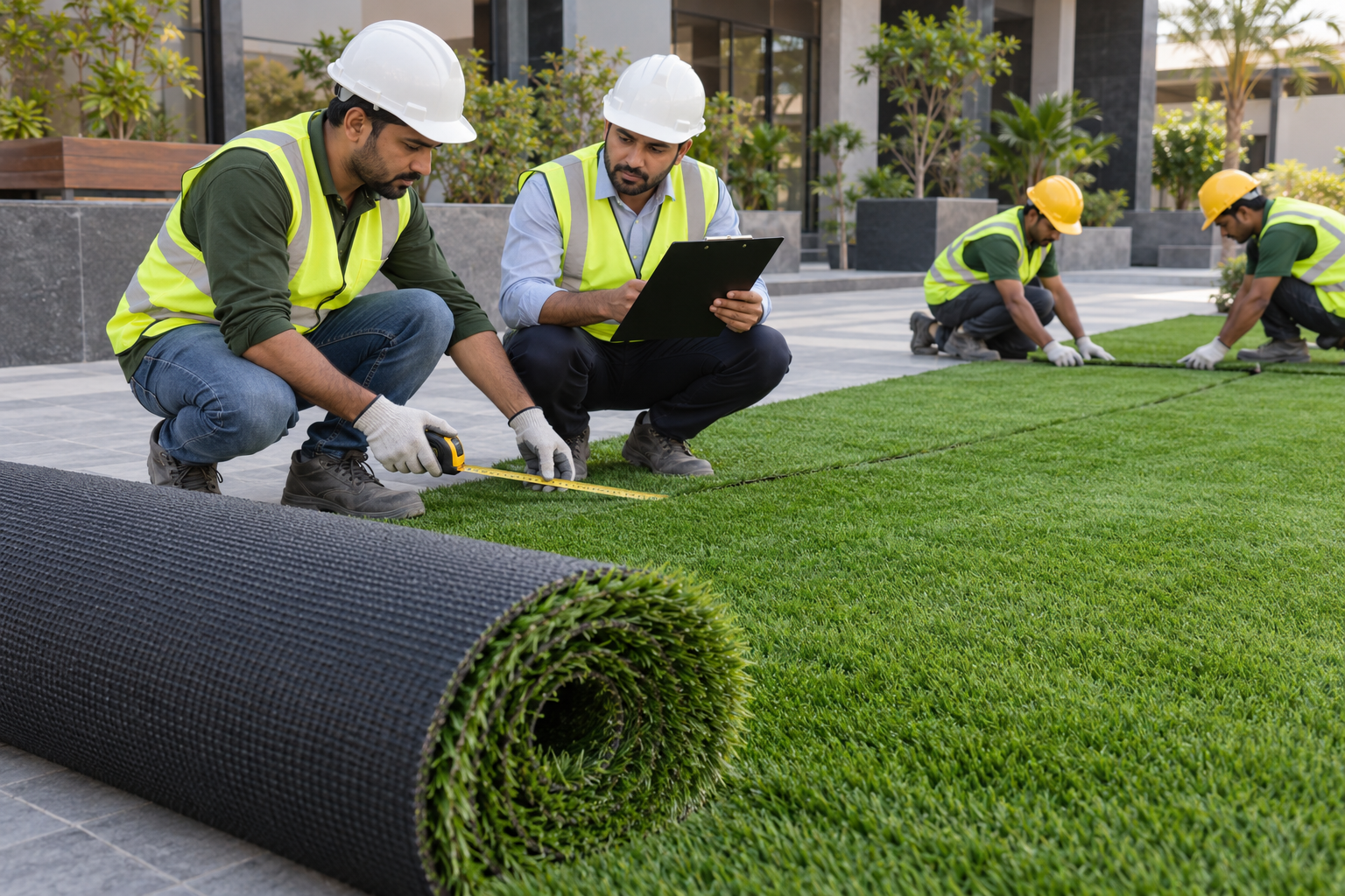 Professional Artificial Turf Installation-6